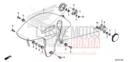 AILE AVANT CBR1000SPN de 2022
